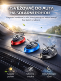 Solární osvěžovač do auta s rotujícím ventilátorem + vůně
